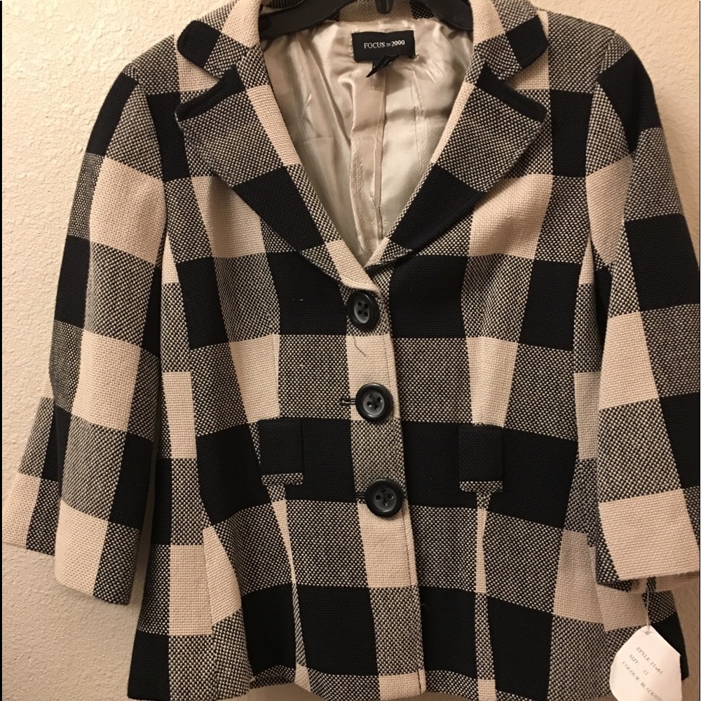 💎Focus 2000 Blazer Jacket 12 Bell Sleeve💎
